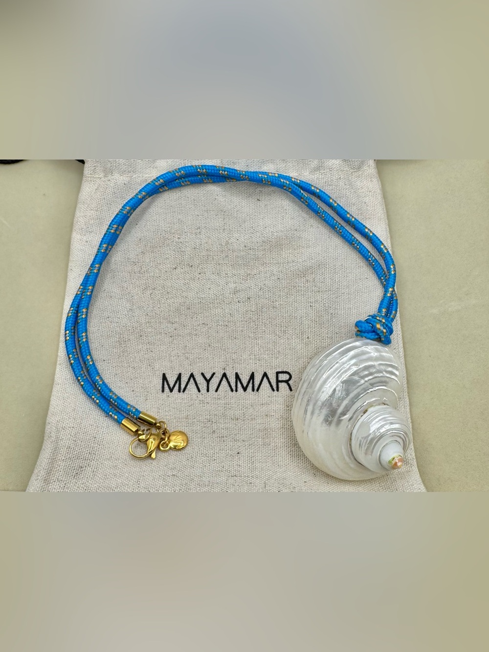 NEW Mayamar Blue Rope Shell Necklace - Picture 3 of 9